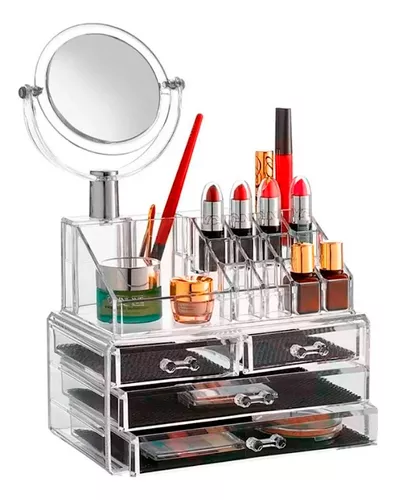 Organizador De Maquillaje Más Espejo